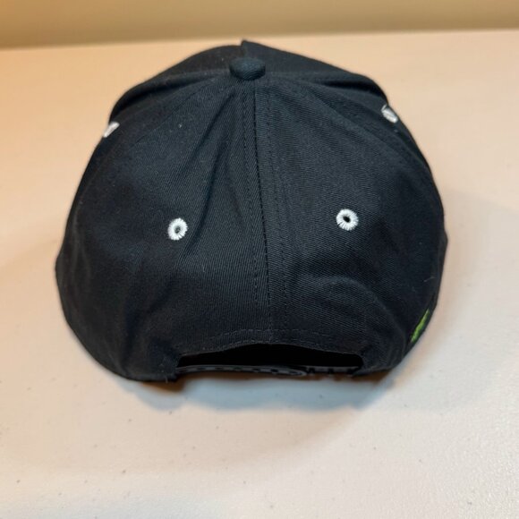 Monster Energy Black Striped Embroidered Logo Casual Adjustable Snapback Hat Cap - Picture 4 of 6